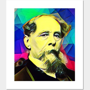 Charles Dickens Colourful Portrait | charlles dickens artwork 6 Posters and Art